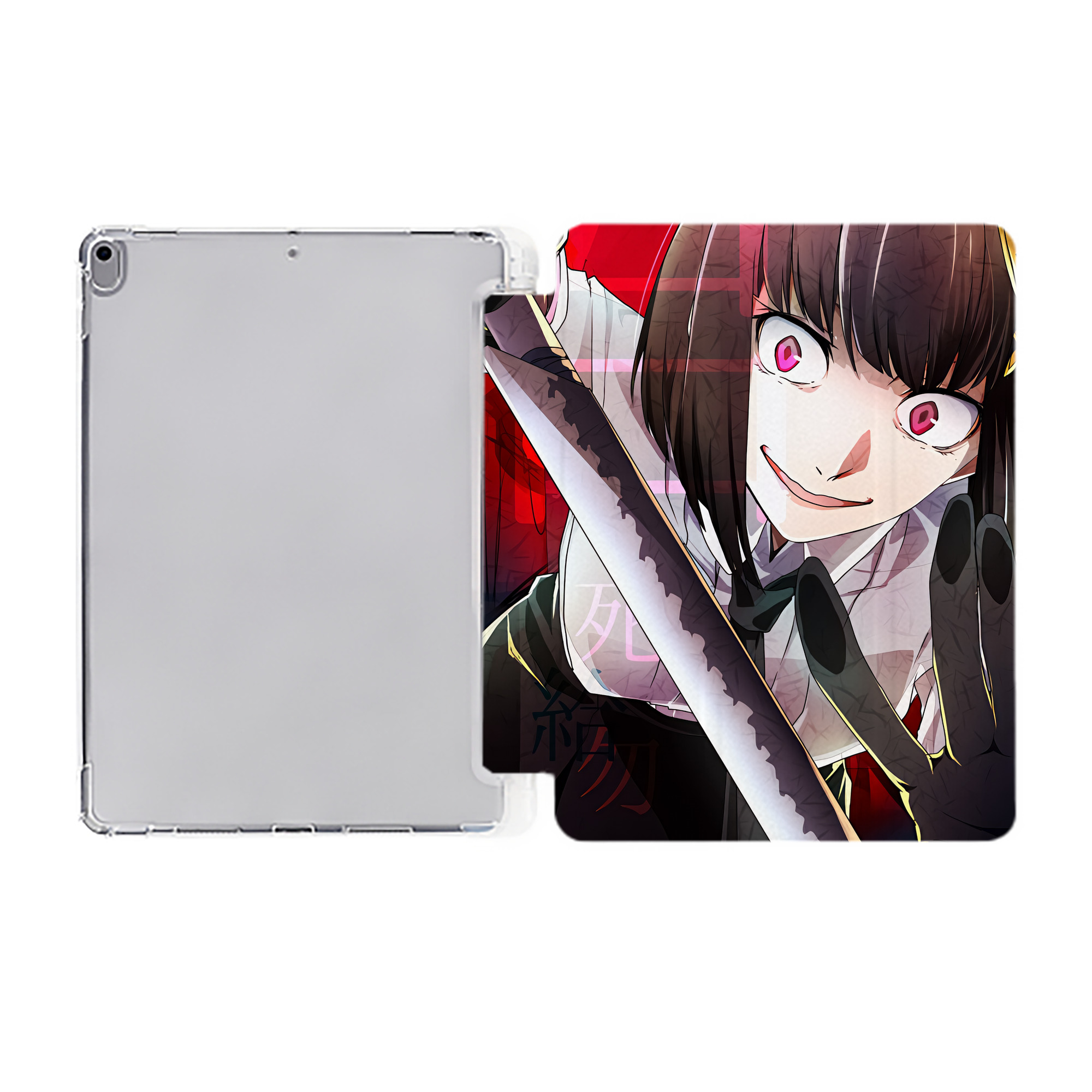 （画像用） 文豪ストレイドッグス Bungo Stray Dogs IPad ケース ペン収納付き 三つ折りスタンド PUレザー×シリコン 対応機種9.5/10.5/10.9インチ